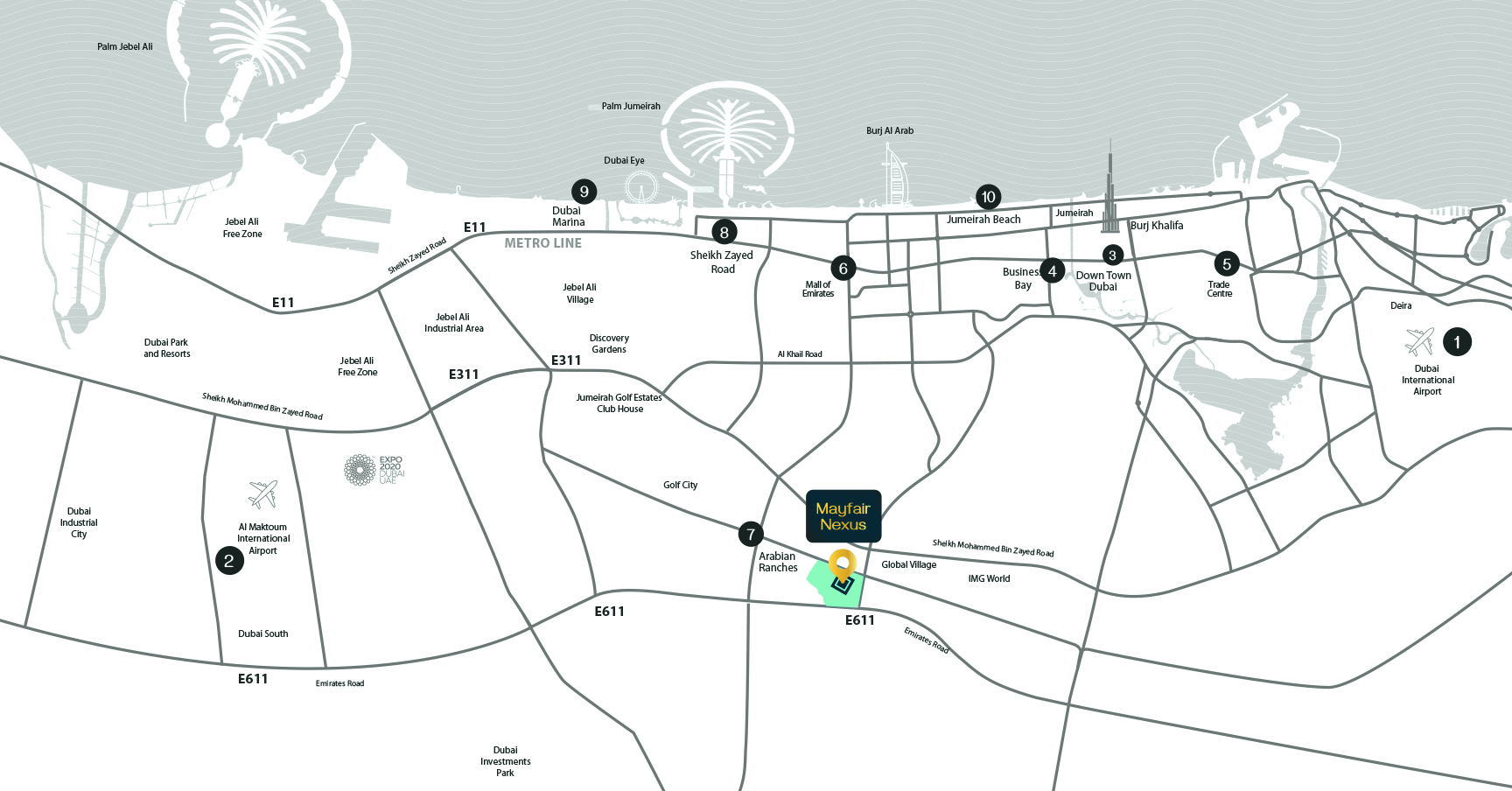 Mayfair Nexus Location